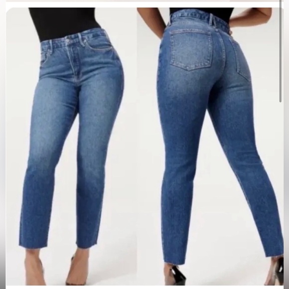 GOOD AMERICAN GOOD LEGS RAW HEM 4/27 - Picture 3 of 4